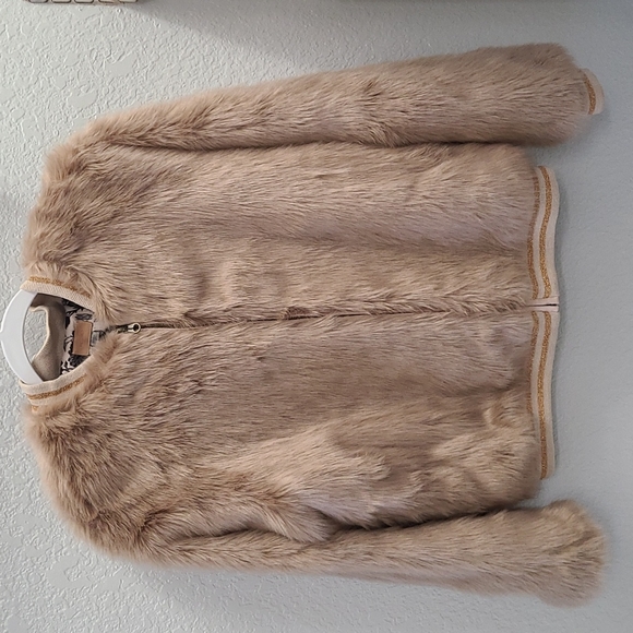 MOTHER Jackets & Blazers - Mother Bomber Jacket - The Letterman Faux Fur